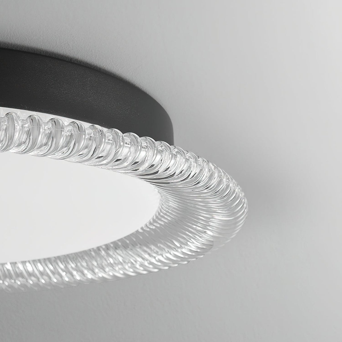 Crystaline minimalistisk loftslampe i aluminium