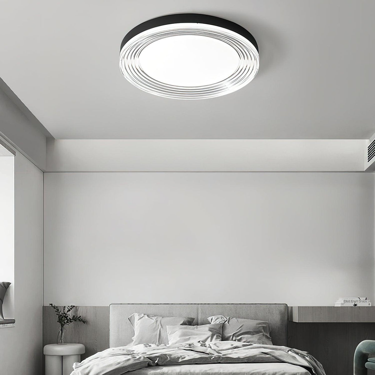 Orbit moderne loftslampe i aluminium