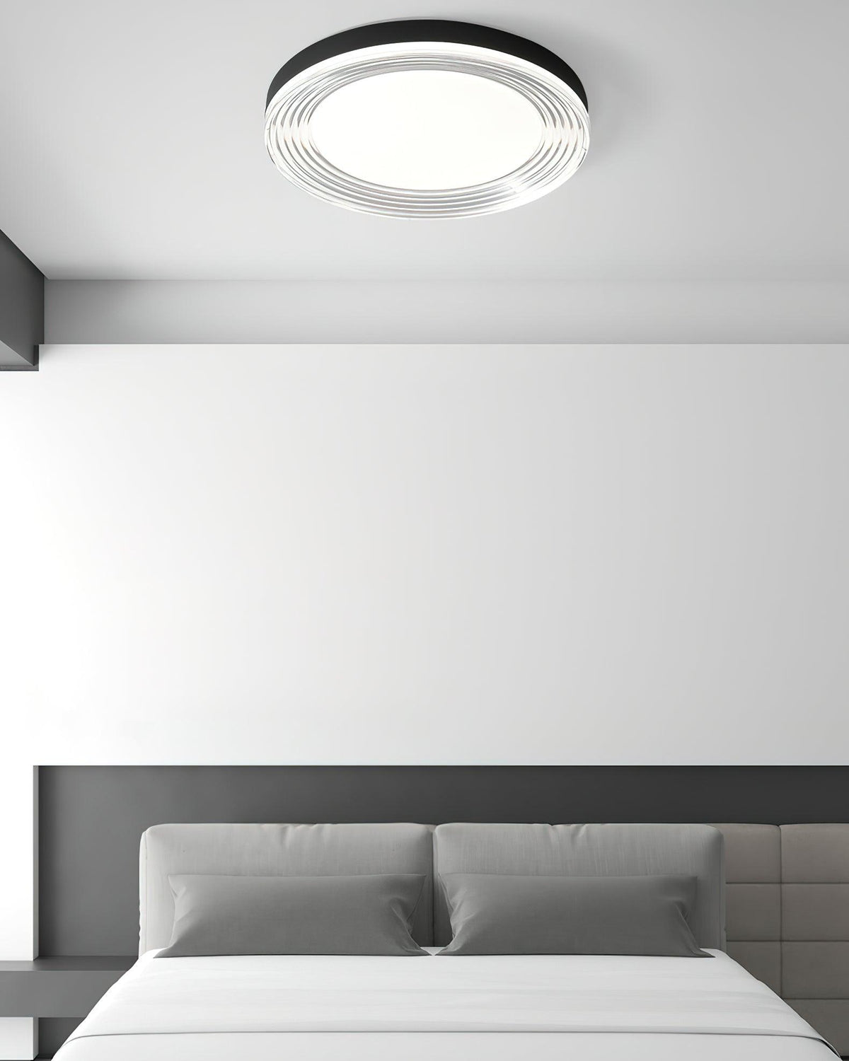 Orbit moderne loftslampe i aluminium