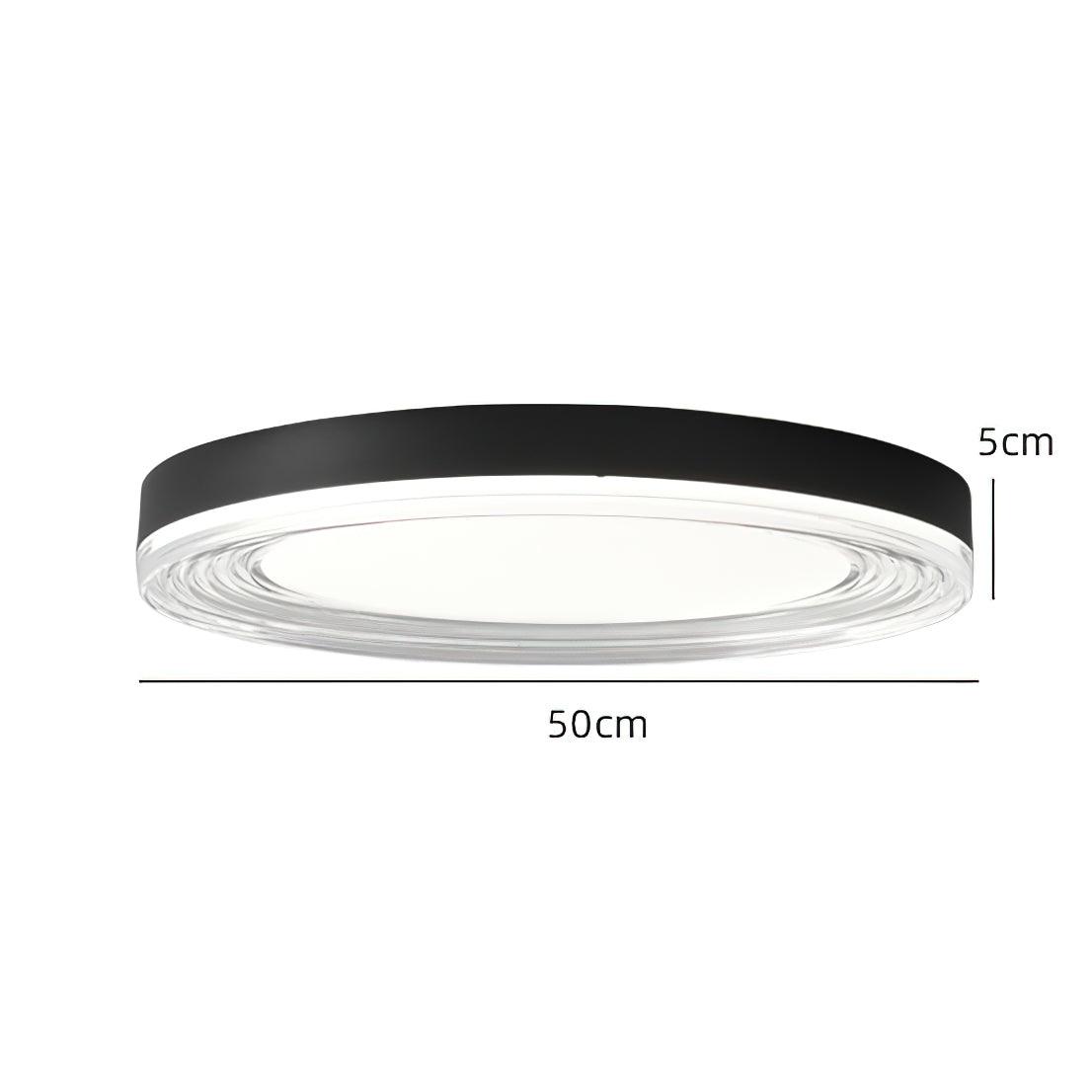 Orbit moderne loftslampe i aluminium