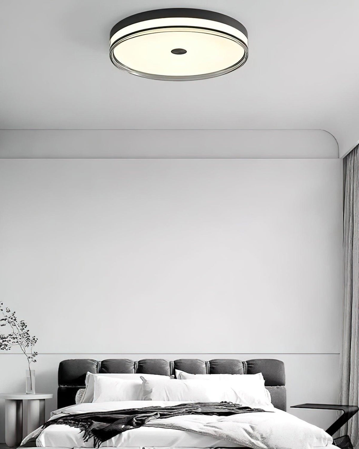 Orbit moderne loftslampe i aluminium