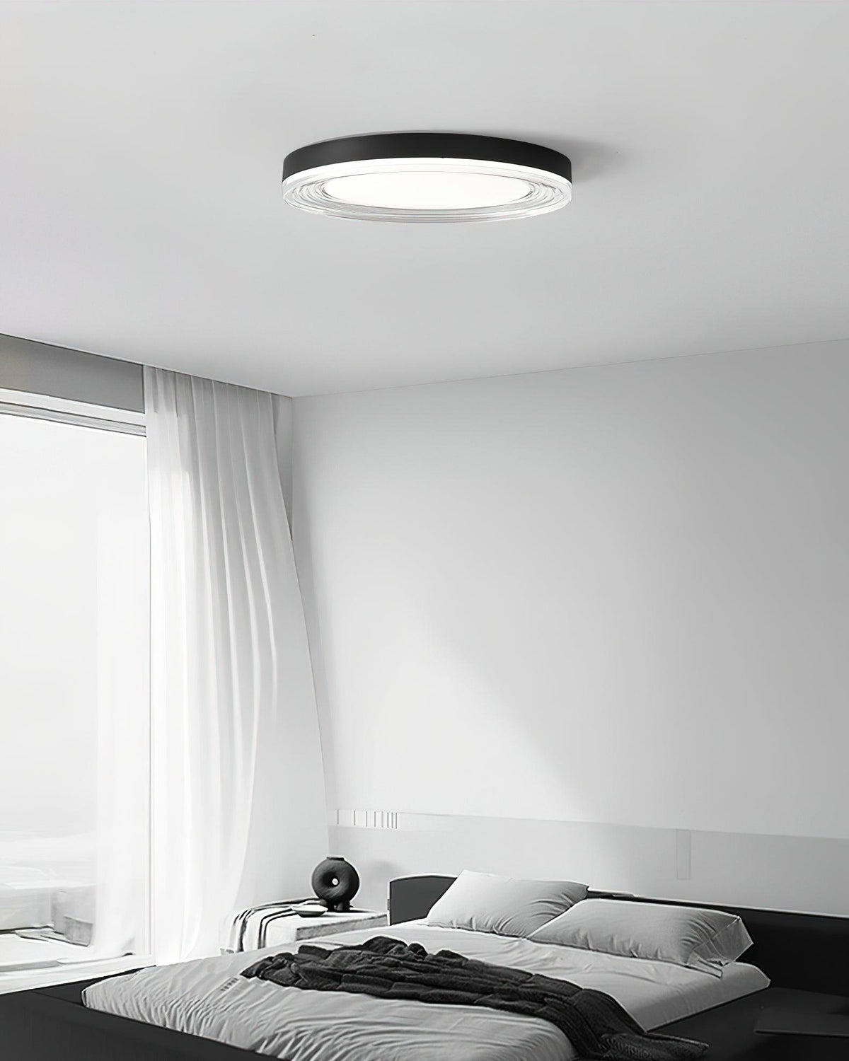 Orbit moderne loftslampe i aluminium