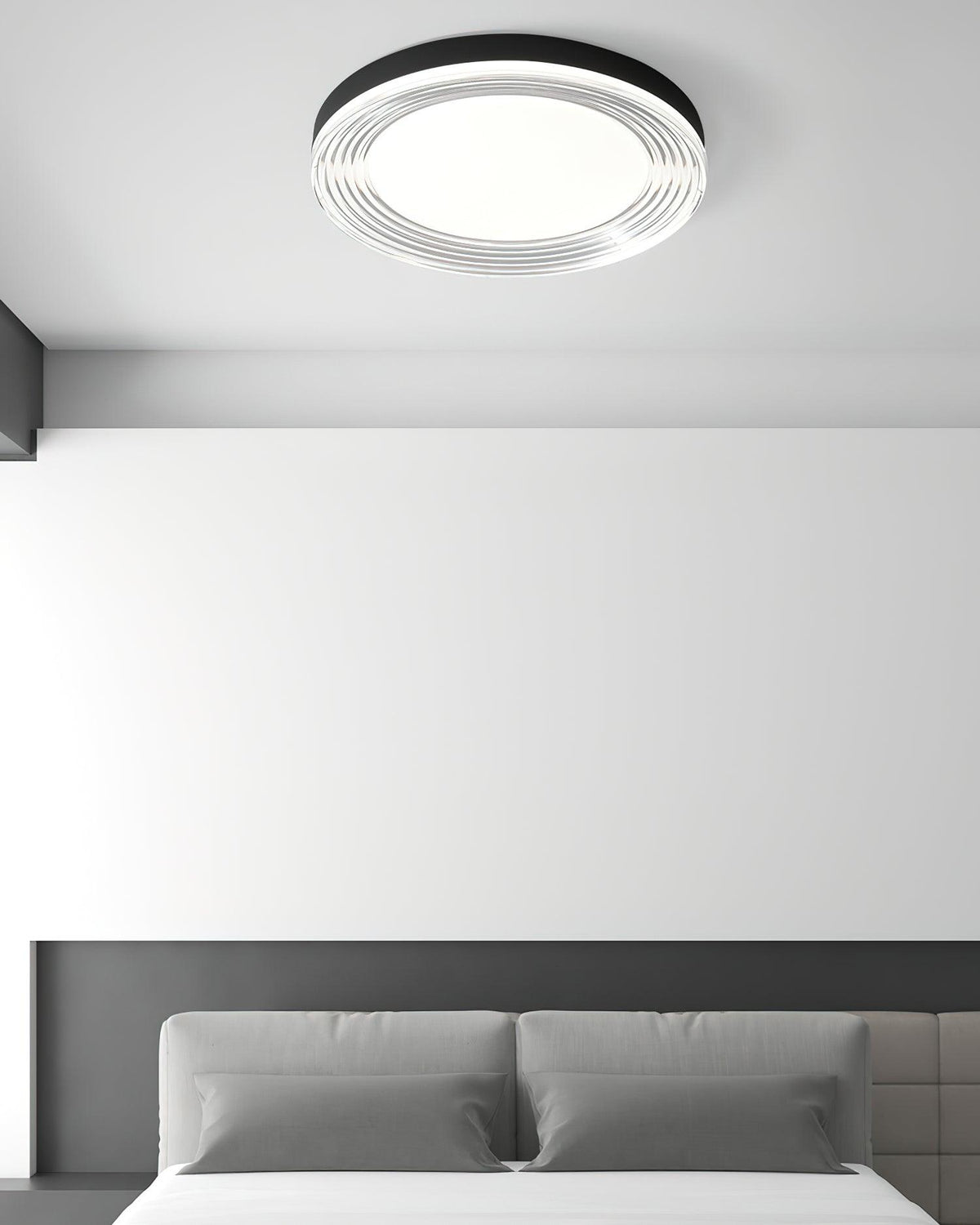 Orbit moderne loftslampe i aluminium