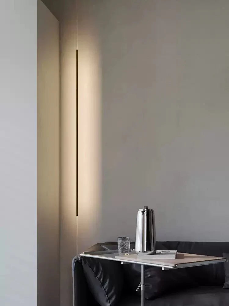 Caelorian minimalistisk linjär LED-pendellampa