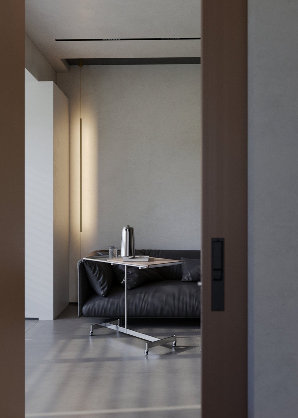 Caelorian minimalistinen lineaarinen LED-riippuvalaisin
