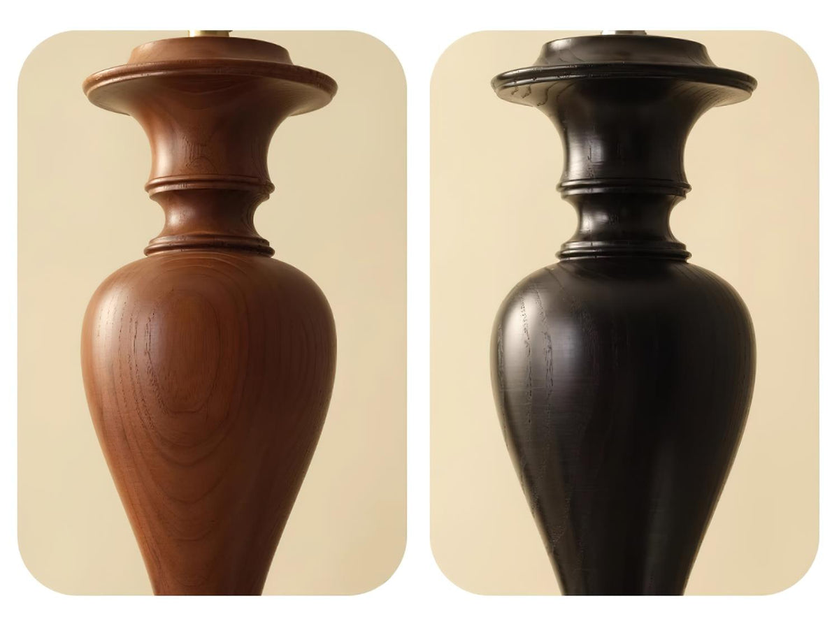 Elviora lysekrone, træ, glas, mid-century