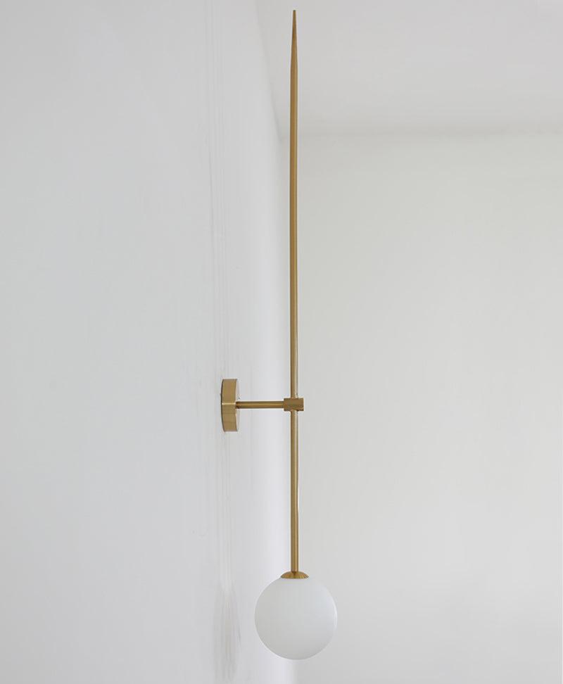 Veluelle modern minimalistisk mobil vägglampa i glas