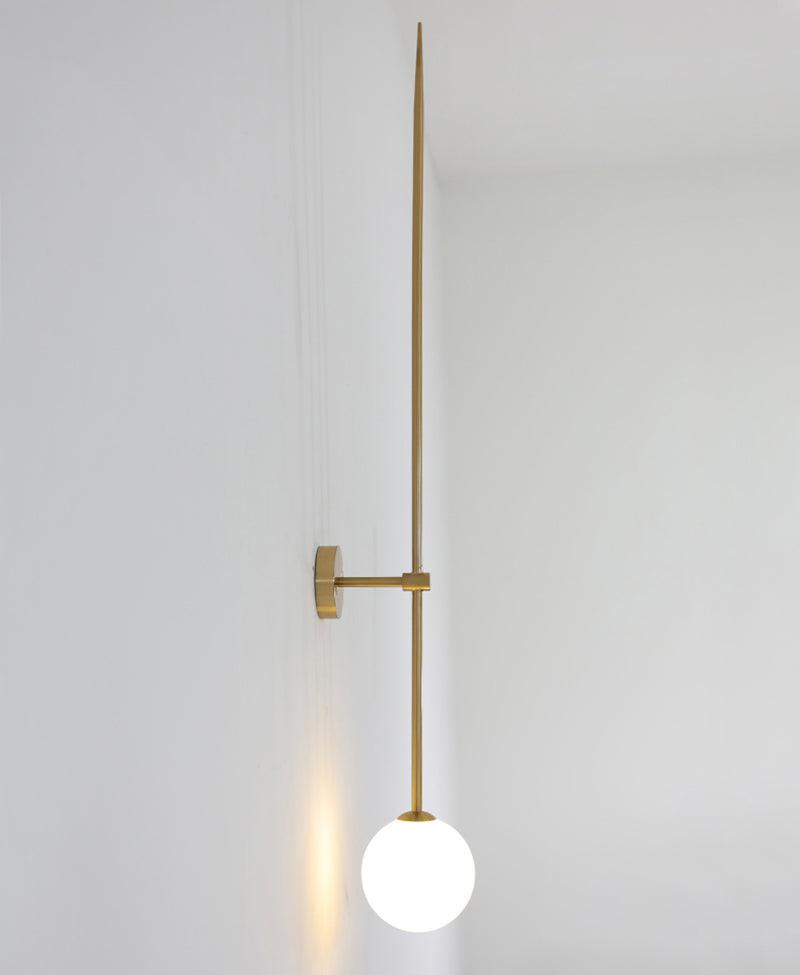 Veluelle modern minimalistisk mobil vägglampa i glas
