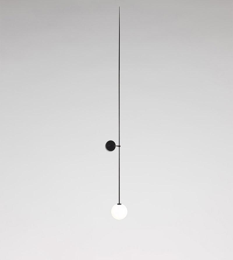 Veluelle modern minimalistisk mobil vägglampa i glas