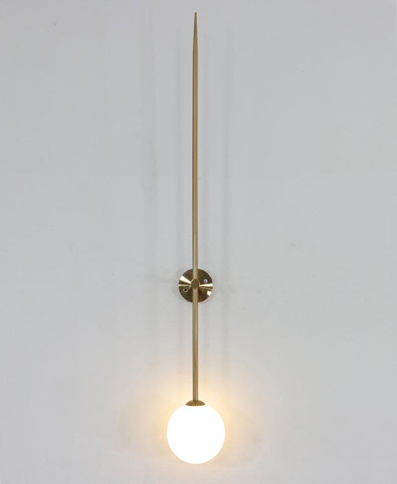 Veluelle modern minimalistisk mobil vägglampa i glas