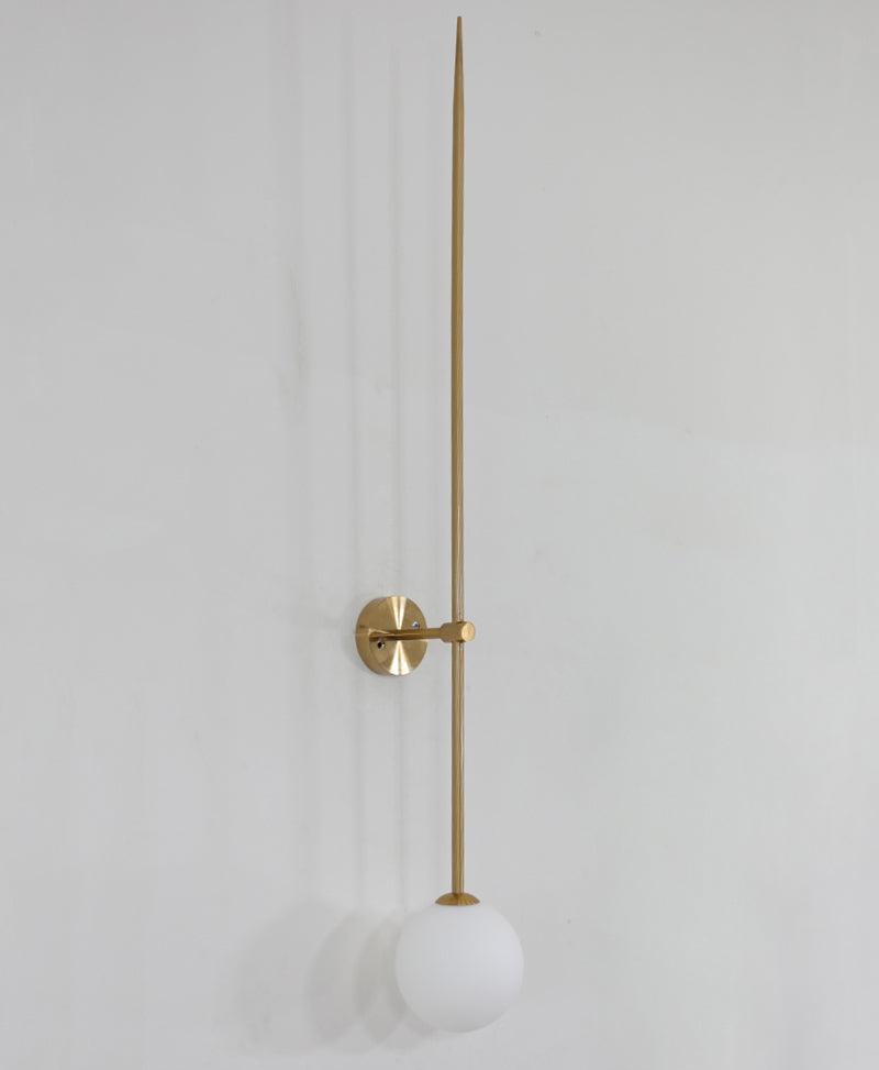 Veluelle modern minimalistisk mobil vägglampa i glas