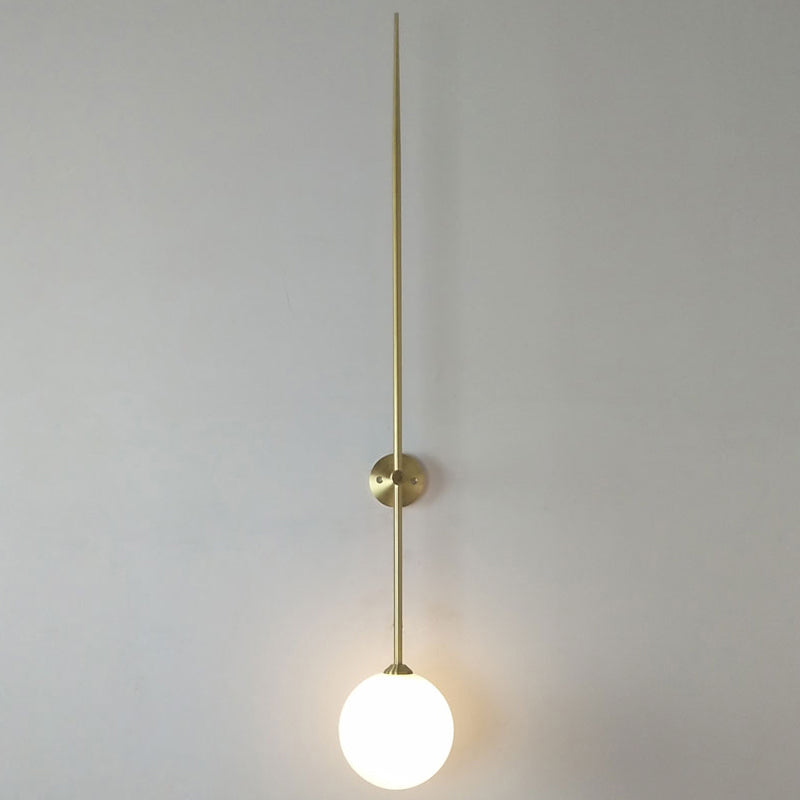 Veluelle modern minimalistisk mobil vägglampa i glas
