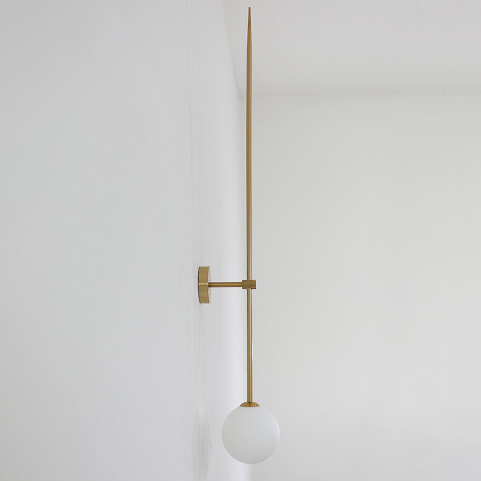 Veluelle modern minimalistisk mobil vägglampa i glas