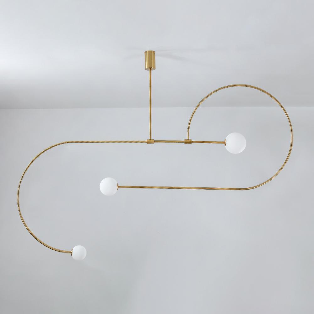Candelabro Viraiseon móvel, preto e minimalista