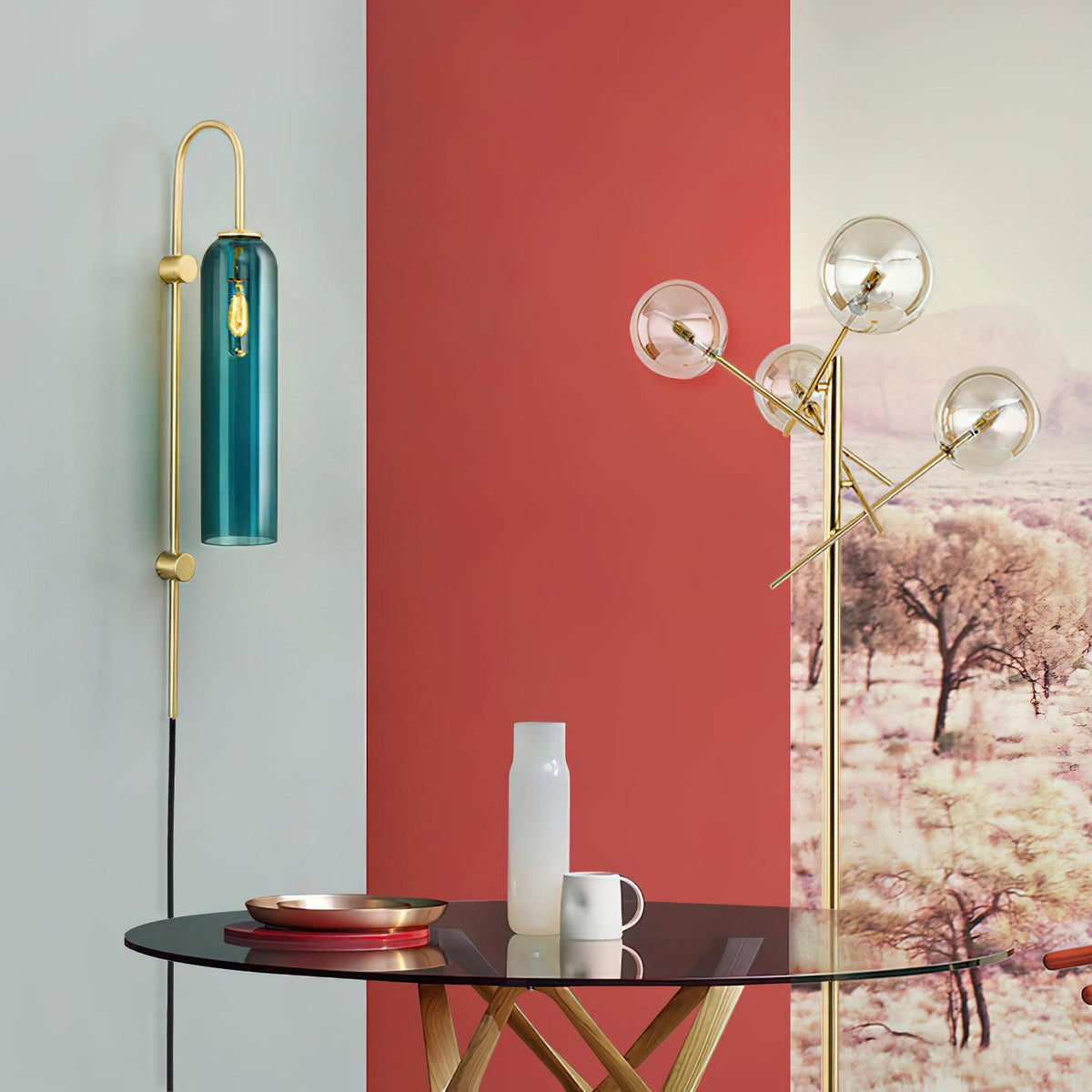 Celaielle-modern glass plug-in -seinävalaisin