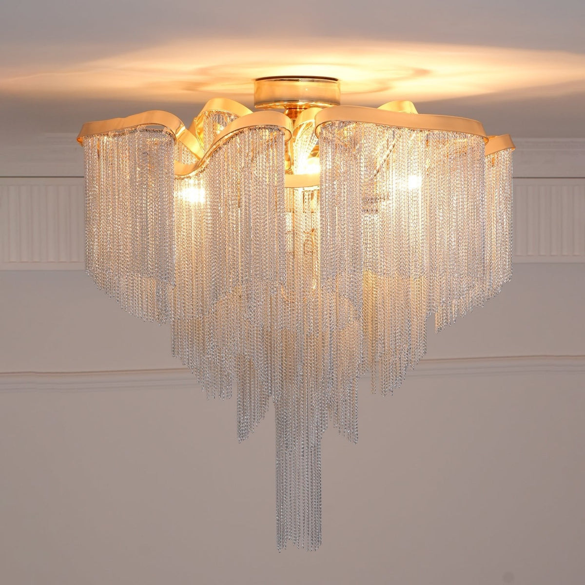 Mevrin modern taklampa med tofsar och konstnärlig design