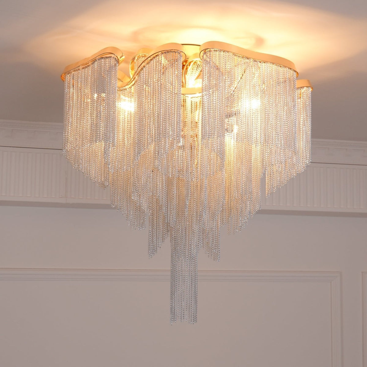 Mevrin modern taklampa med tofsar och konstnärlig design