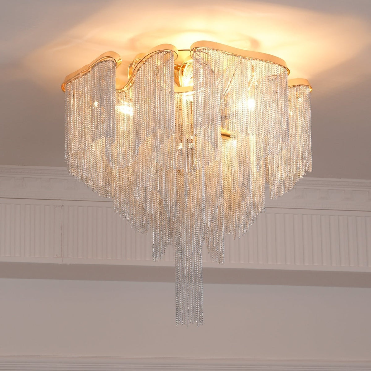 Mevrin modern taklampa med tofsar och konstnärlig design
