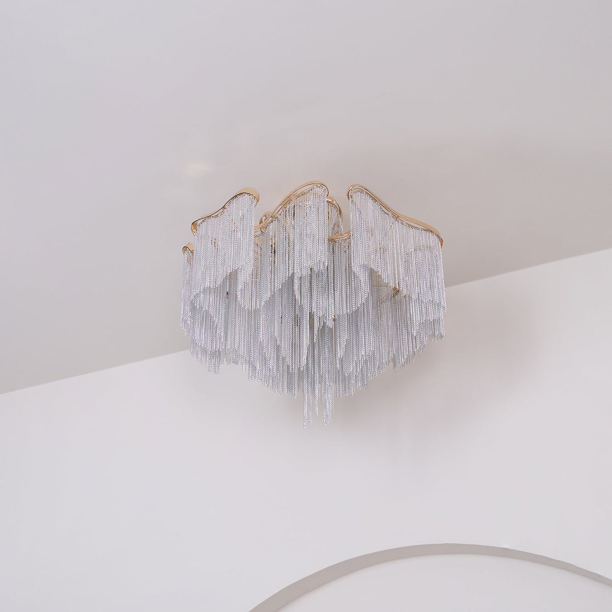 Mevrin modern taklampa med tofsar och konstnärlig design
