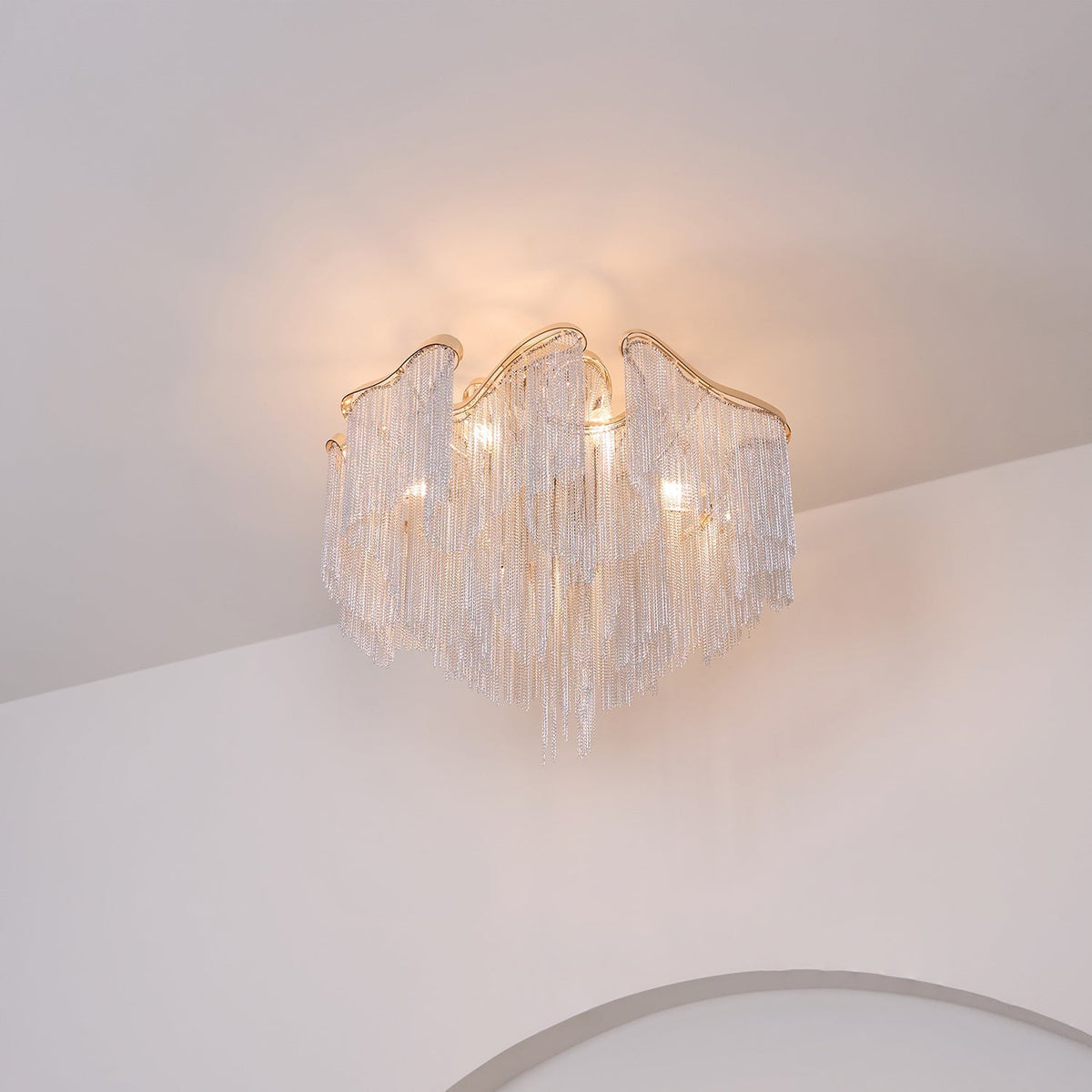 Mevrin modern taklampa med tofsar och konstnärlig design