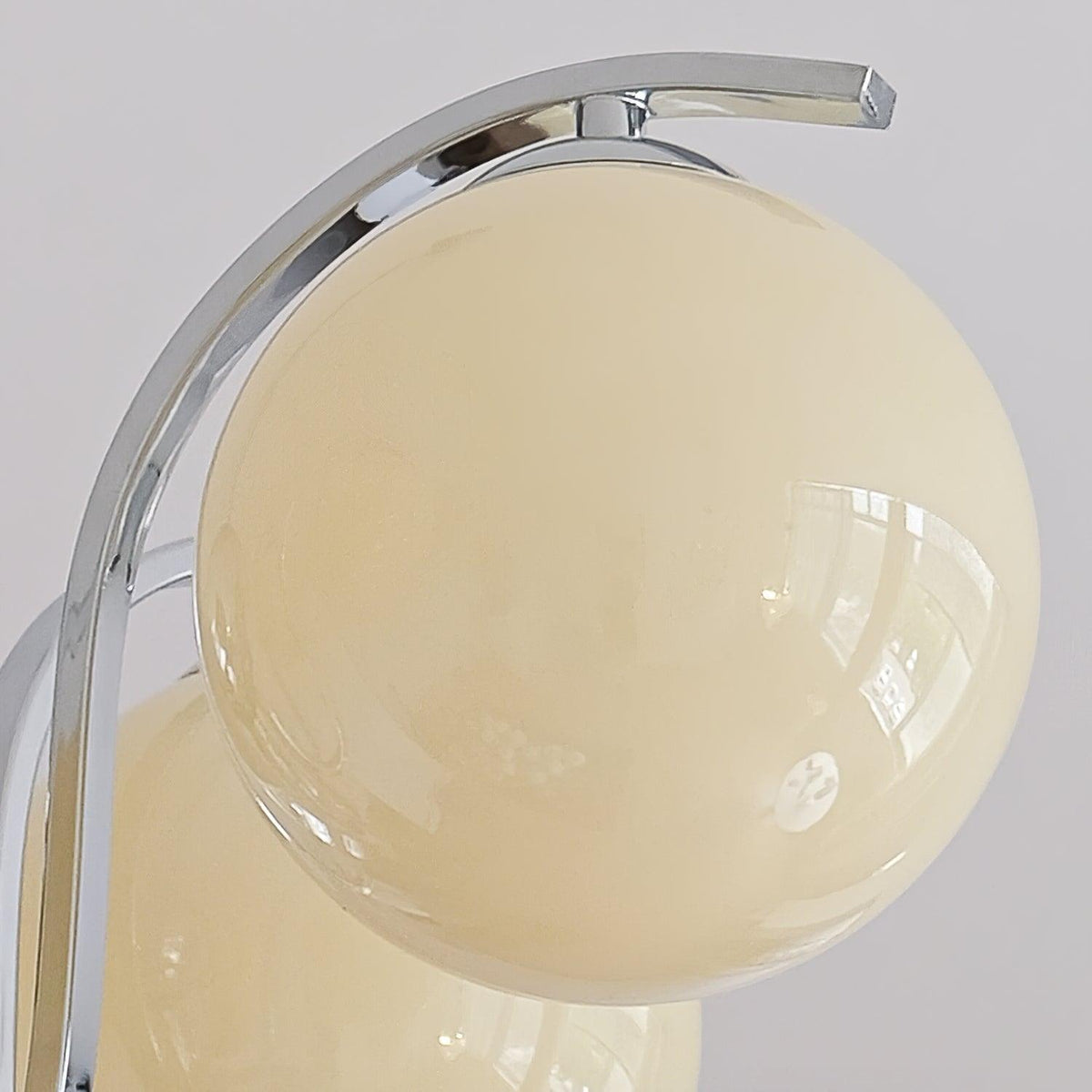 Eiroaria lysekrone i krom og glas, art deco, elegant