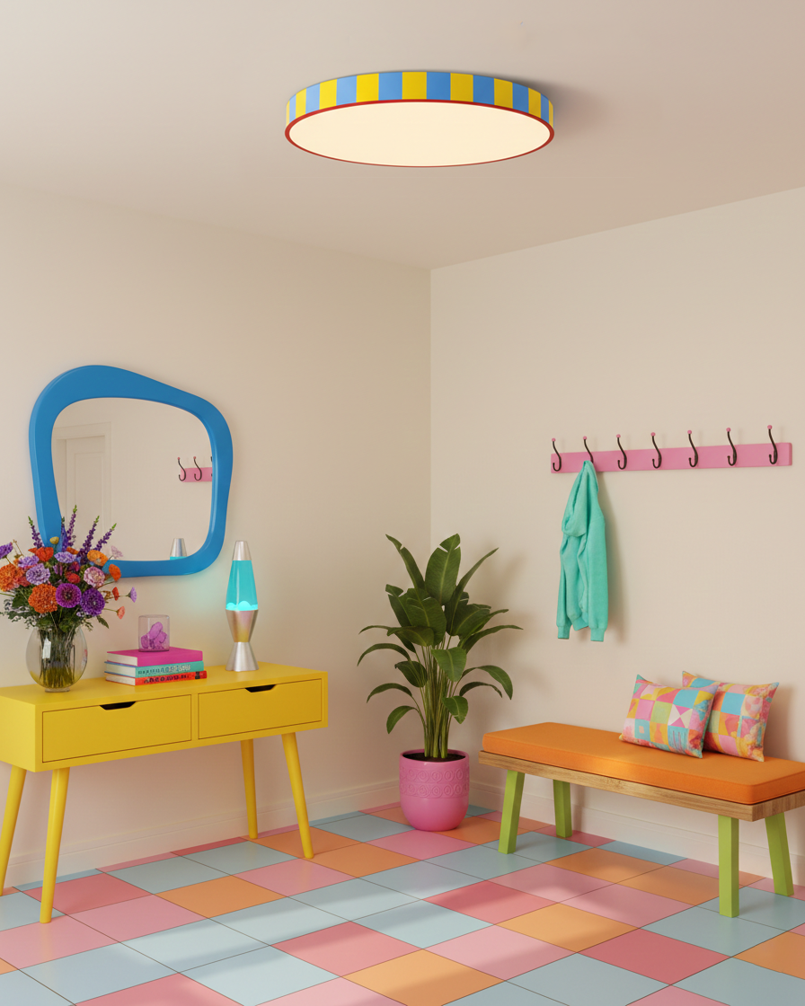Terialella Flush Mount Ceiling Light