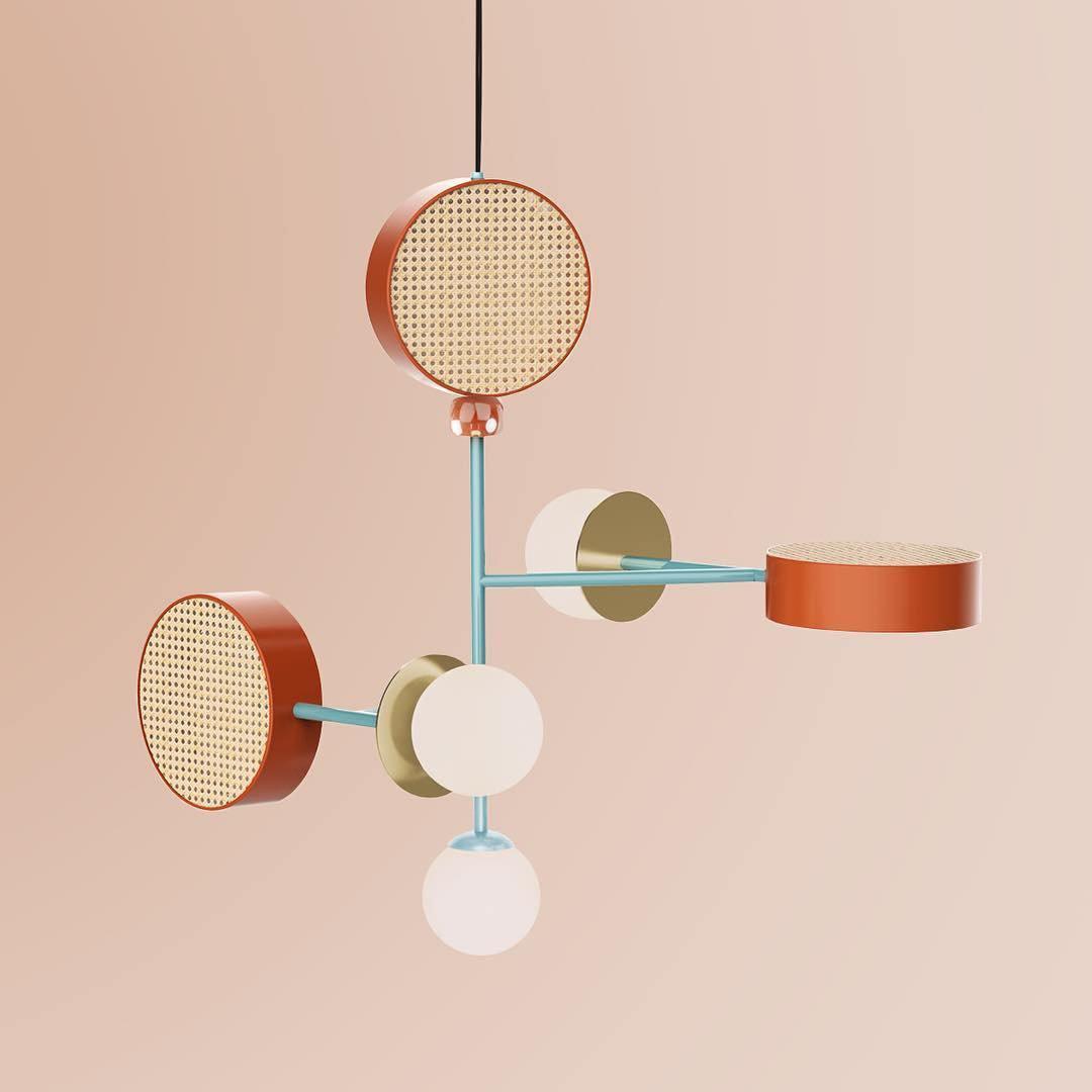 Daxl vintage pendellampe i glas