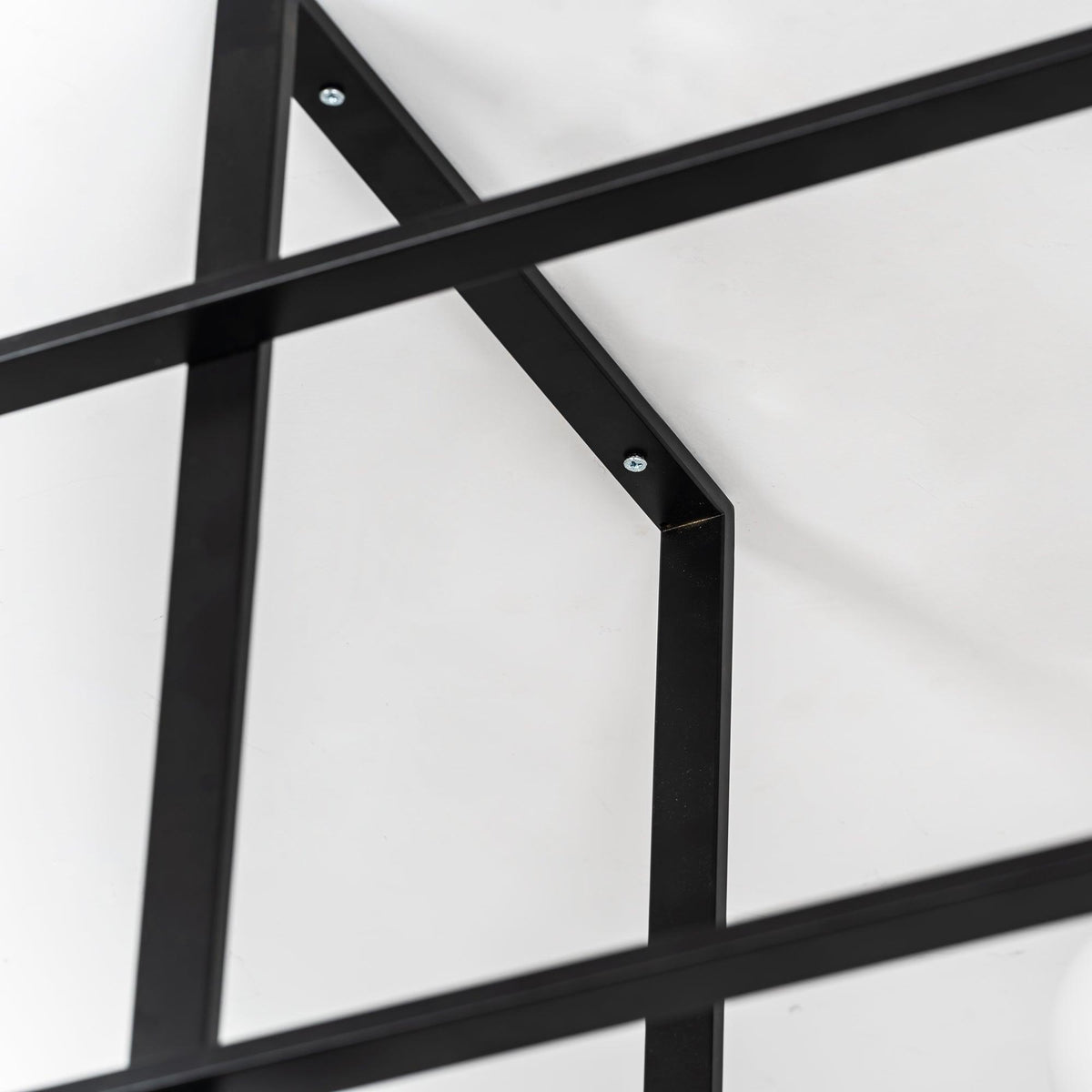 Veliiel moderne geometrisk Mondrian-lysekrone i glas og messing