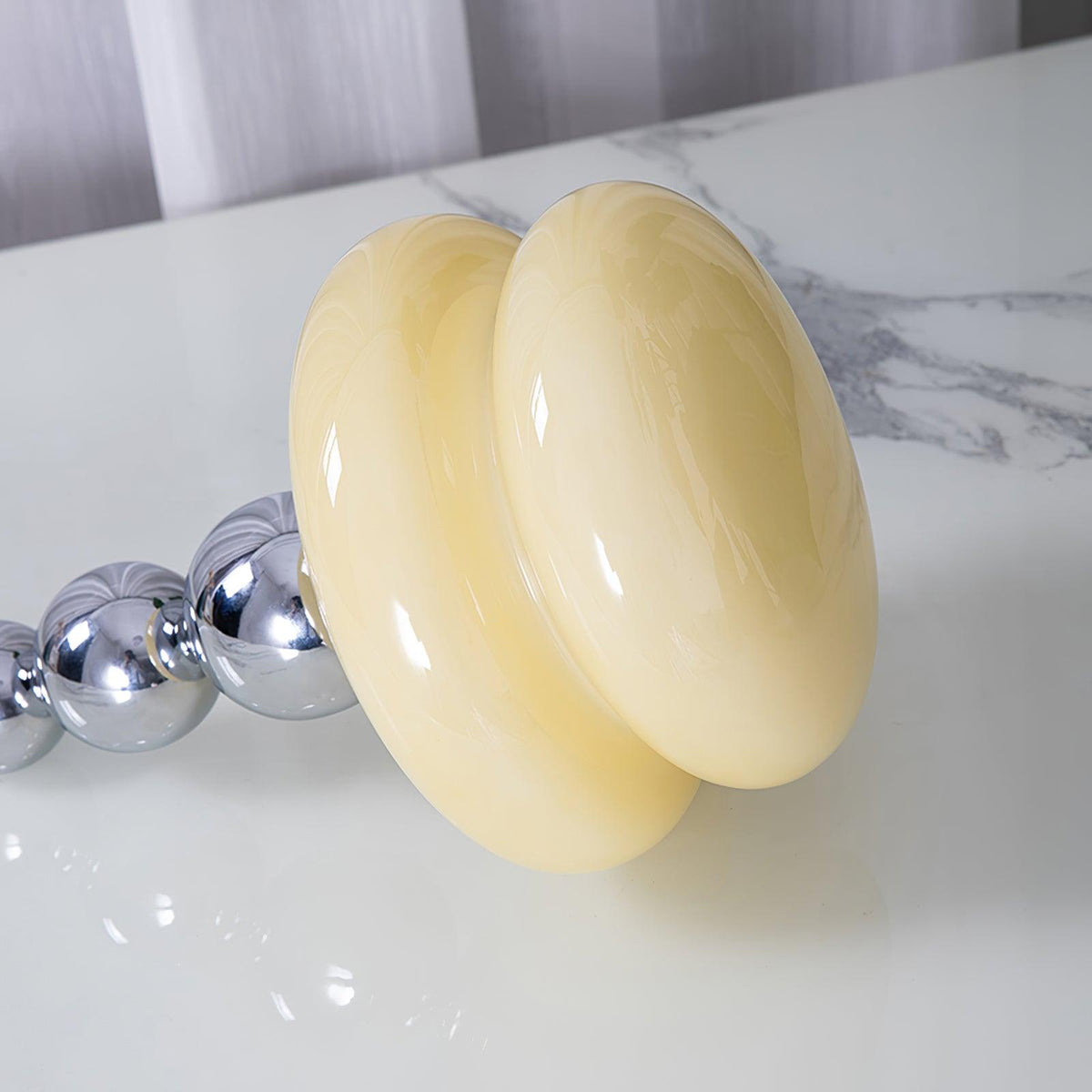 Aurelin-pendellampe i kunstnerisk glas