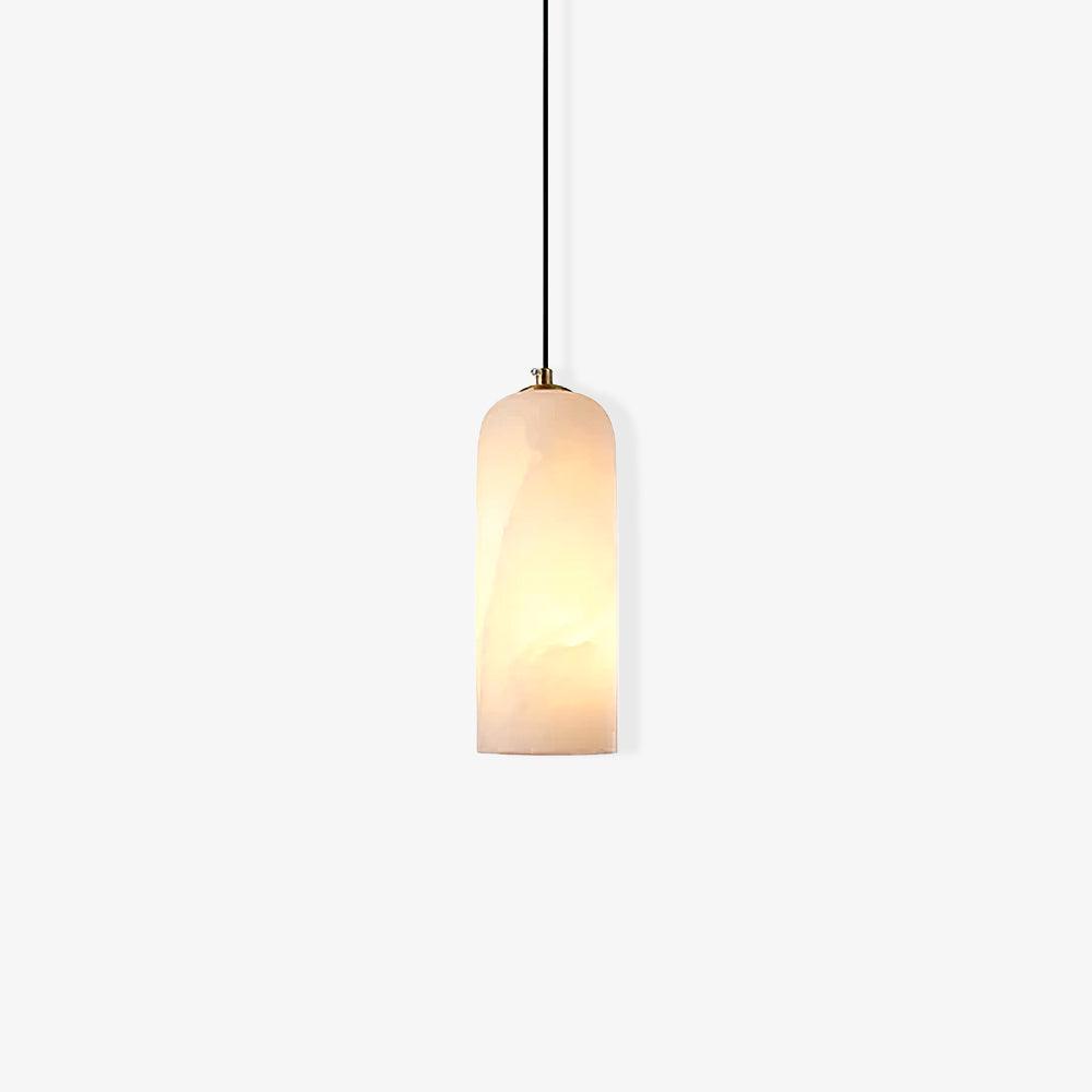 Nivenira cylindrisk pendellampa i alabaster