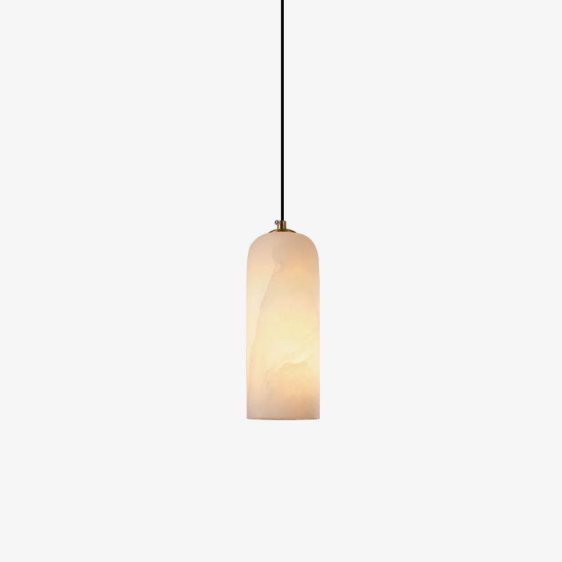 Nivenira cylindrisk pendellampa i alabaster