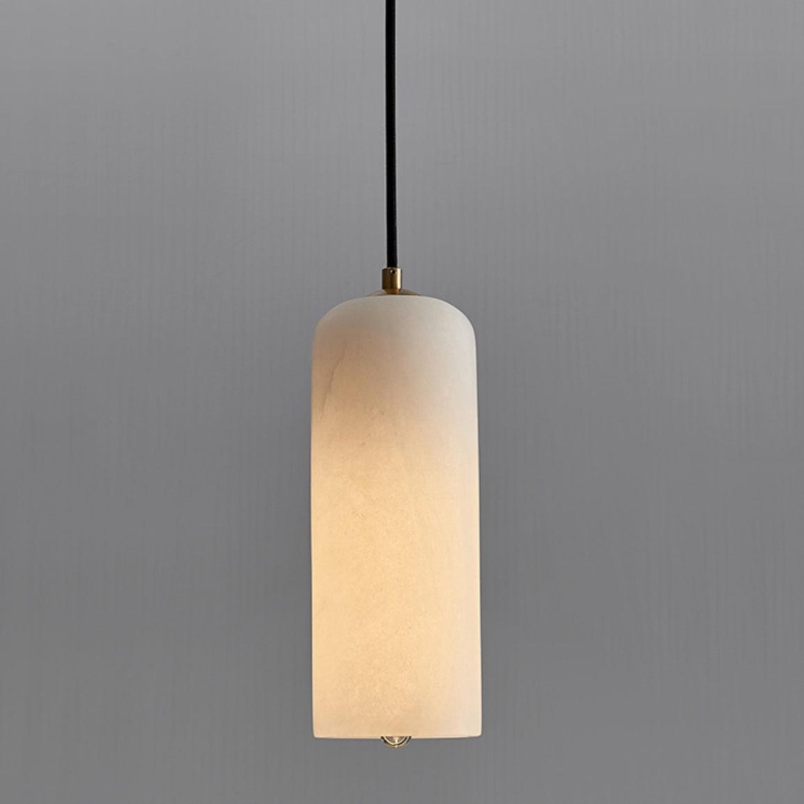 Nivenira cylindrisk pendellampa i alabaster