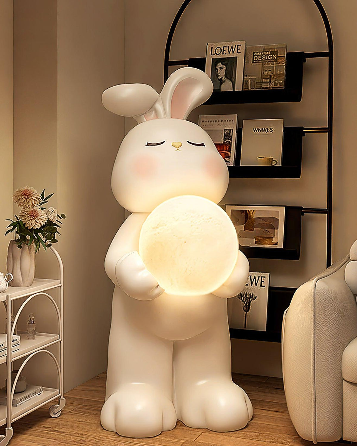Moon Rabbit-gulvlampe