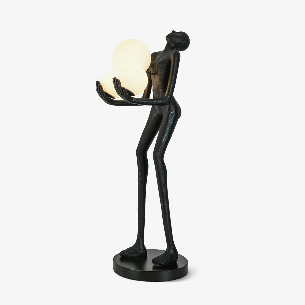 Erthearae Abstrakt Jerngulvlampe
