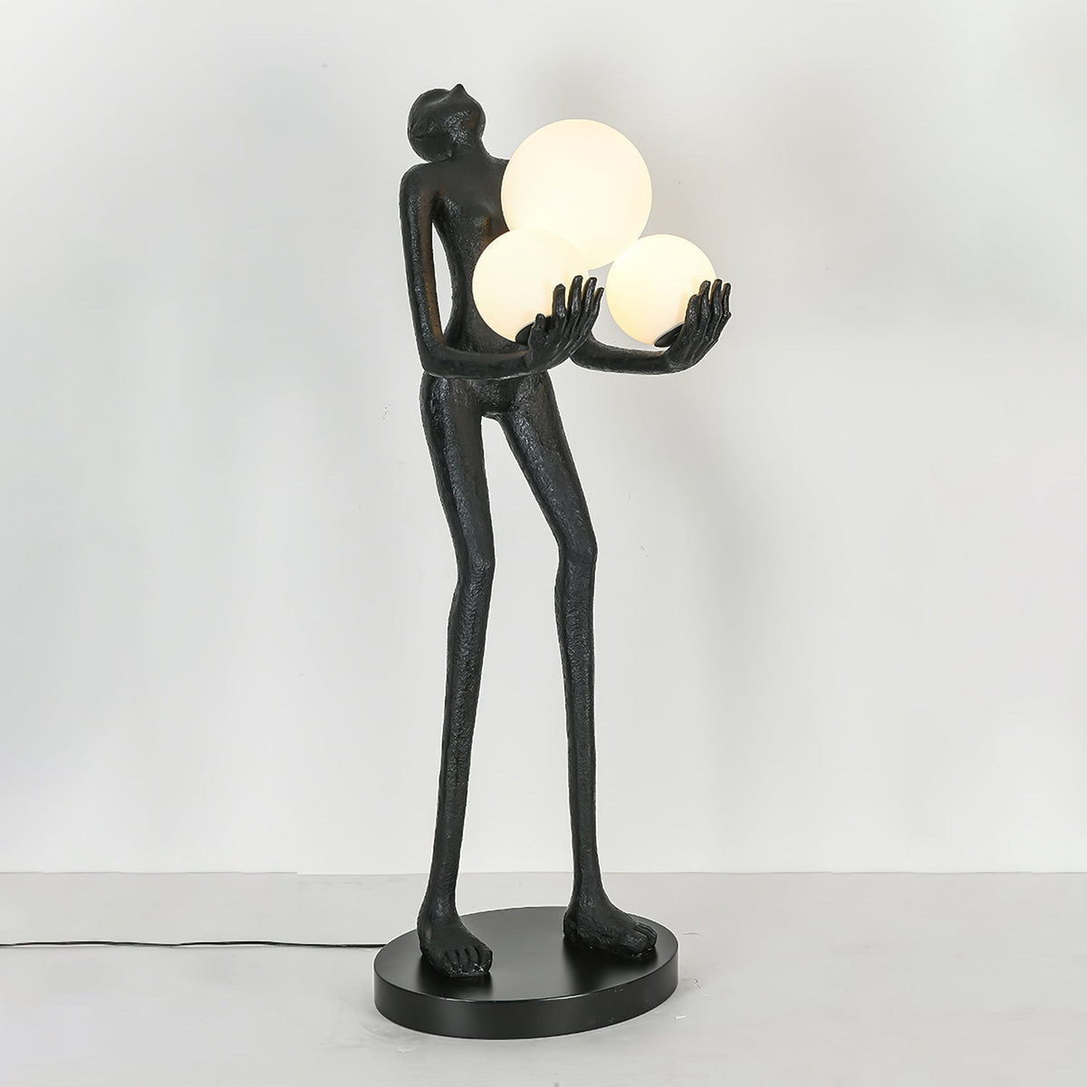 Erthearae Abstrakt Jerngulvlampe