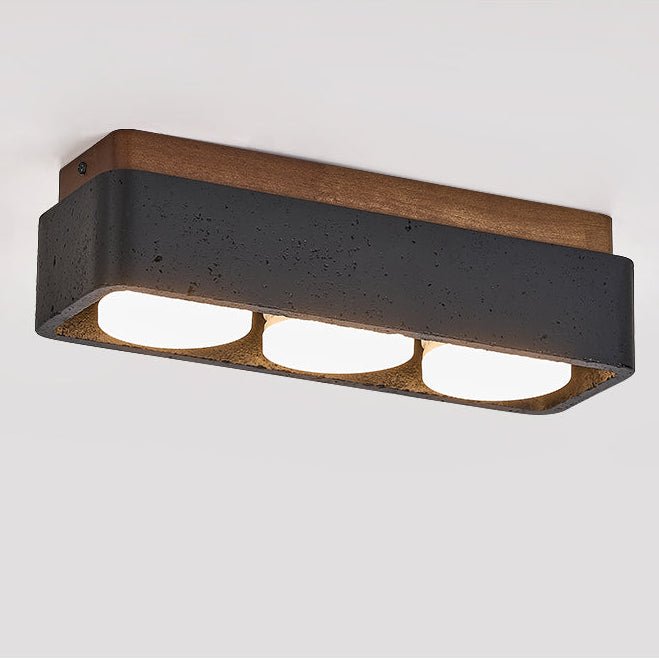 Axel firkantet loftlampe med flere spot