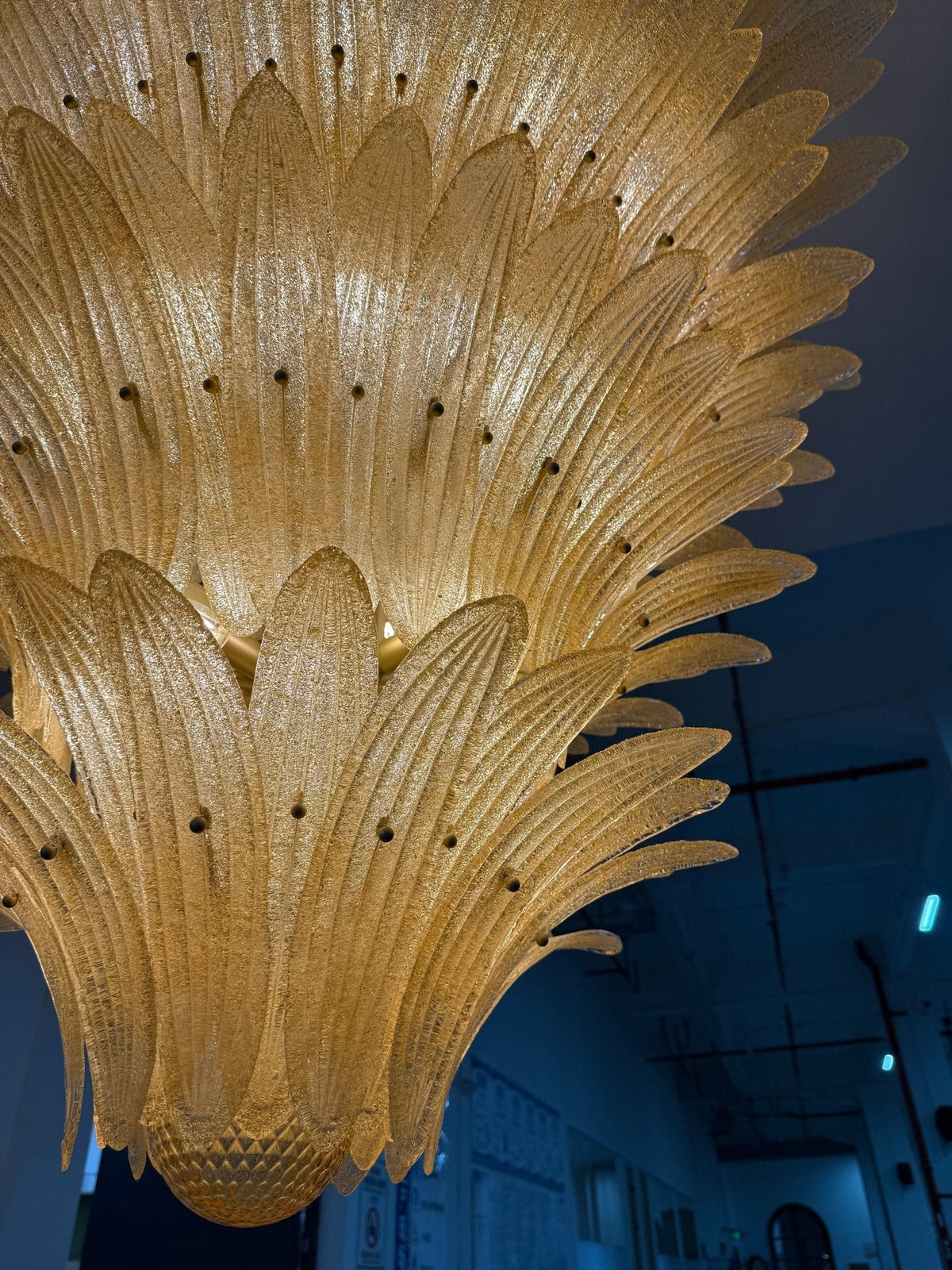Ismavelle Glass Palmette -kattokruunu