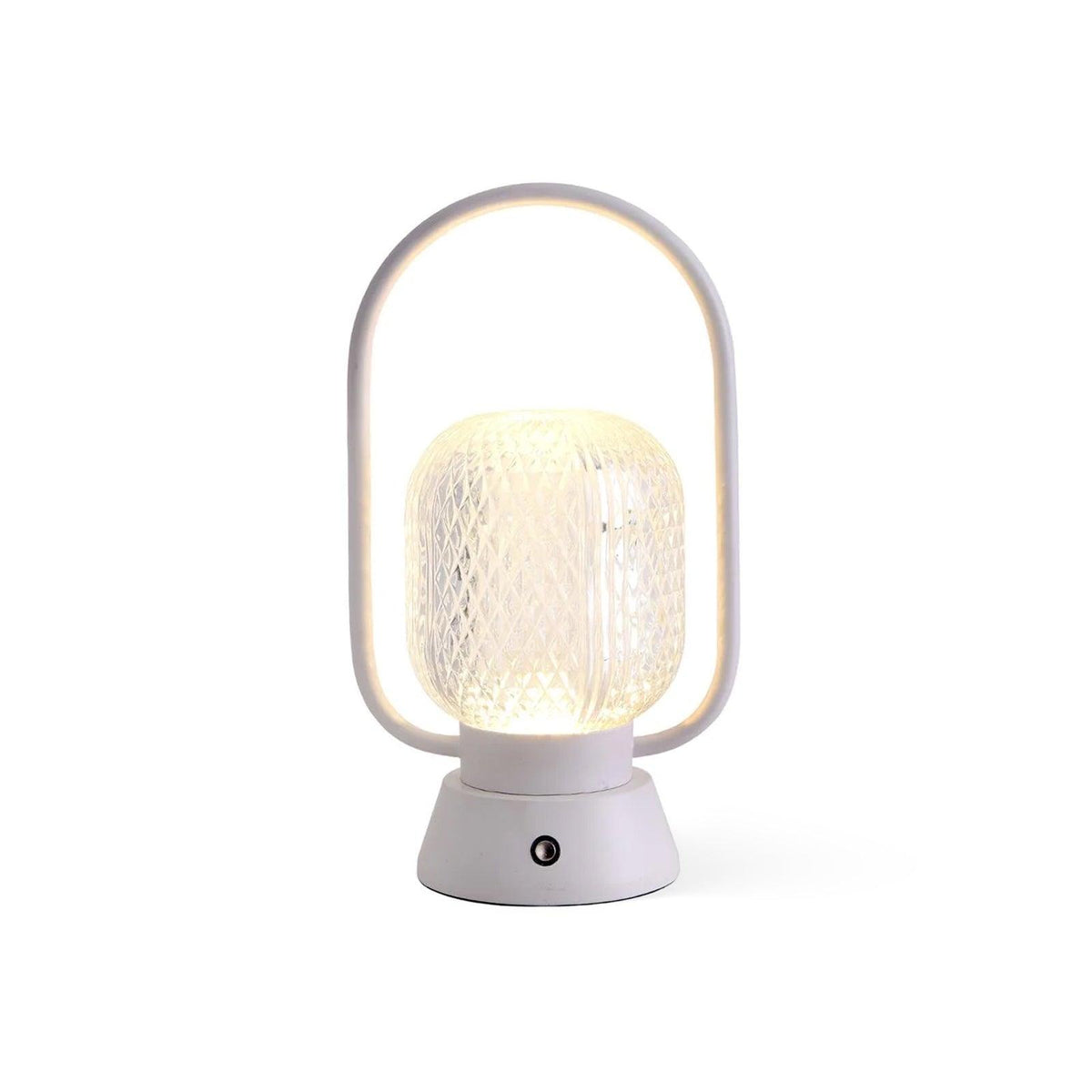 Lattice modern bordslampa i akryl