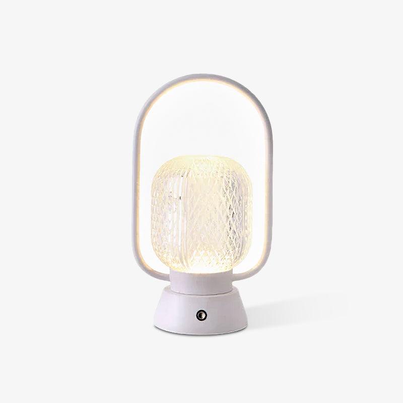 Lattice modern bordslampa i akryl