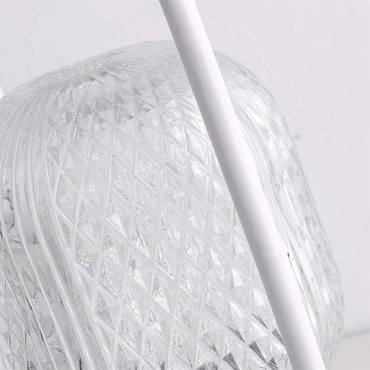 Lattice modern bordslampa i akryl