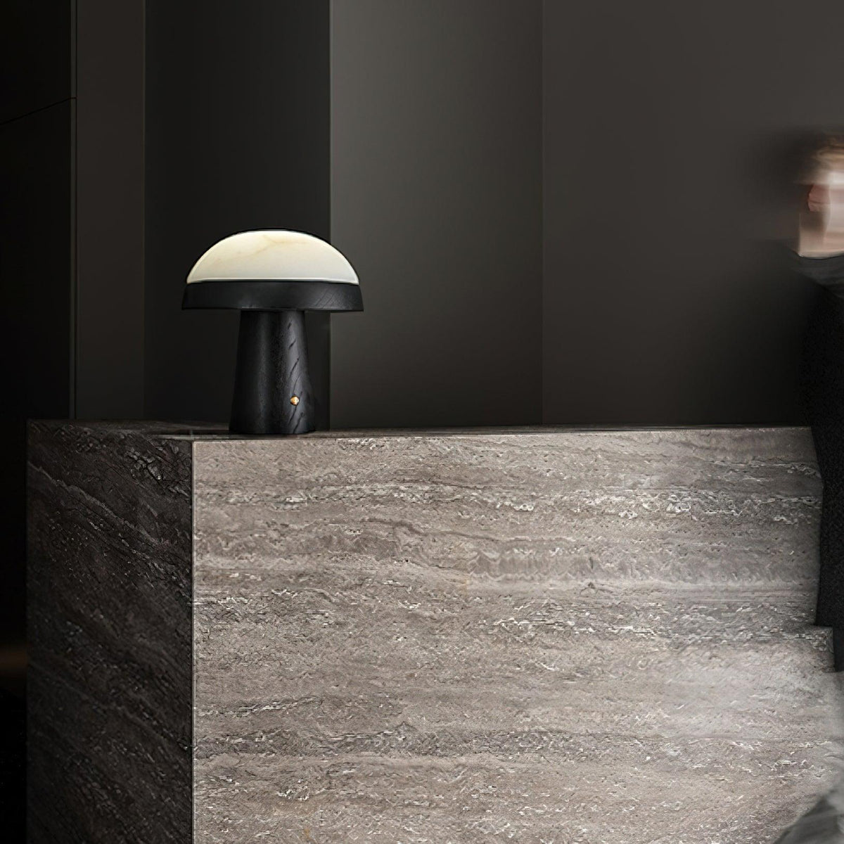 Candeeiro de mesa Nexore em madeira