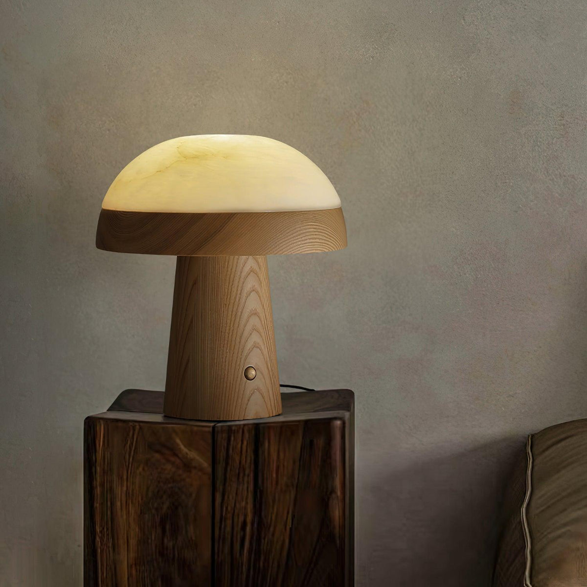 Candeeiro de mesa Nexore em madeira
