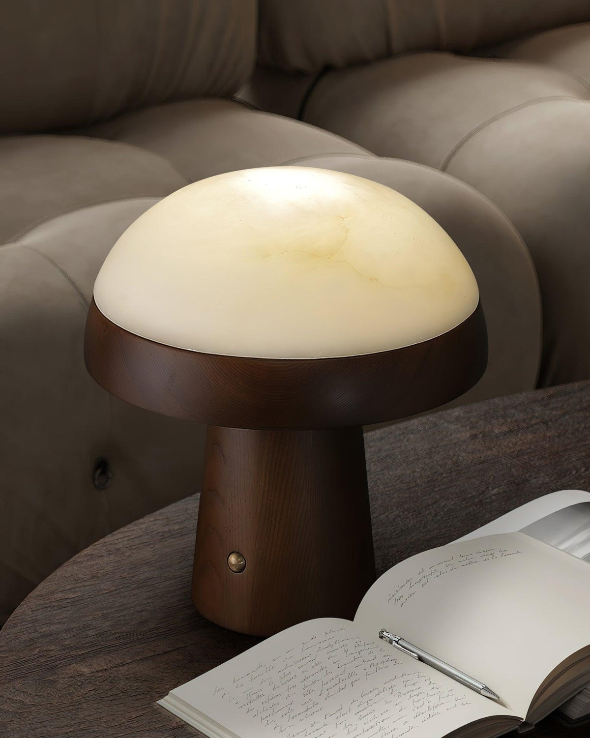 Candeeiro de mesa Nexore em madeira