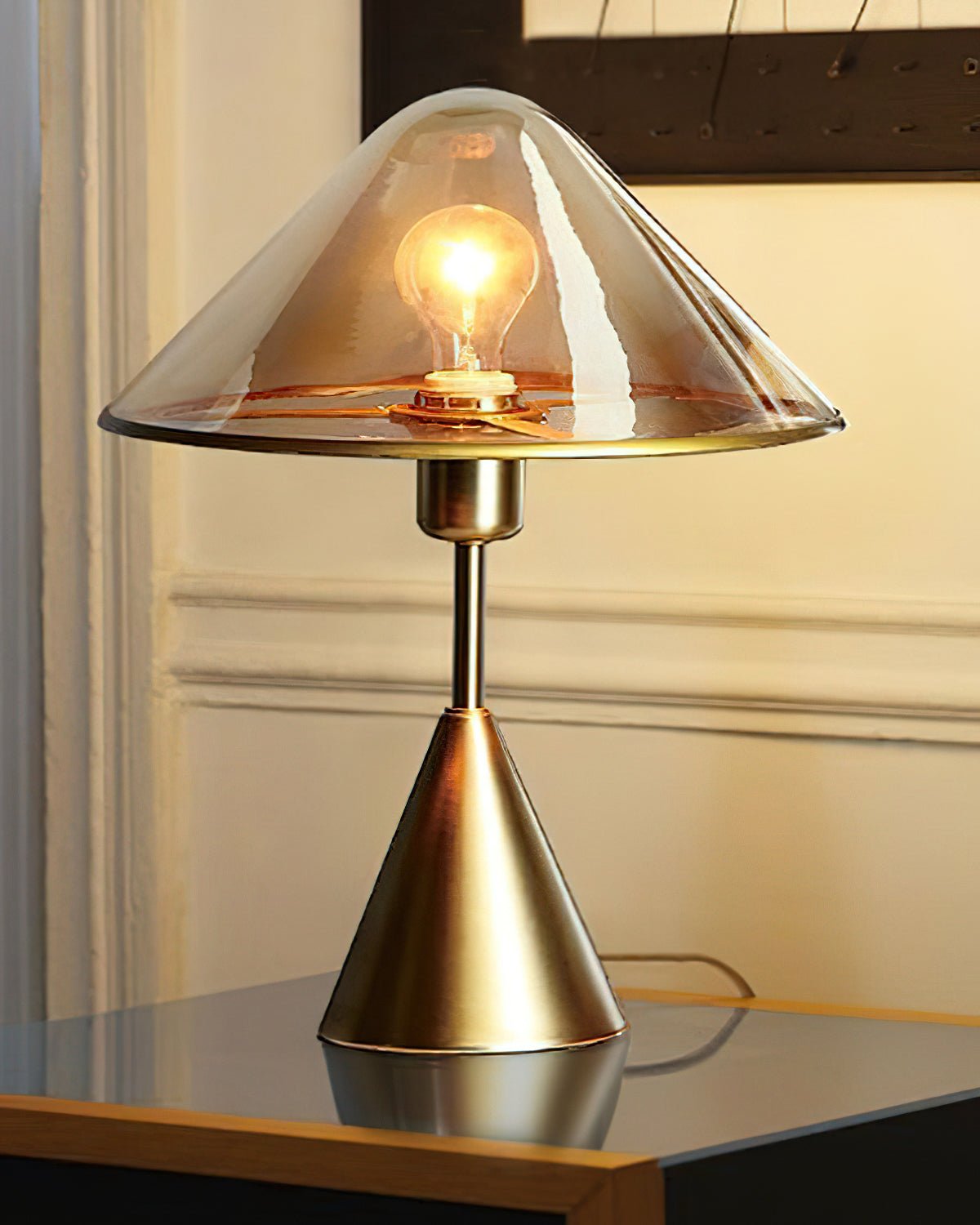 Samtida bordslampa Mushroom