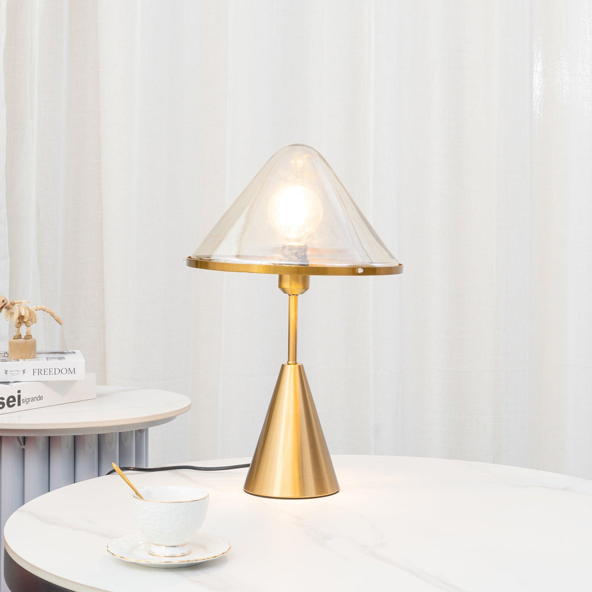 Samtida bordslampa Mushroom
