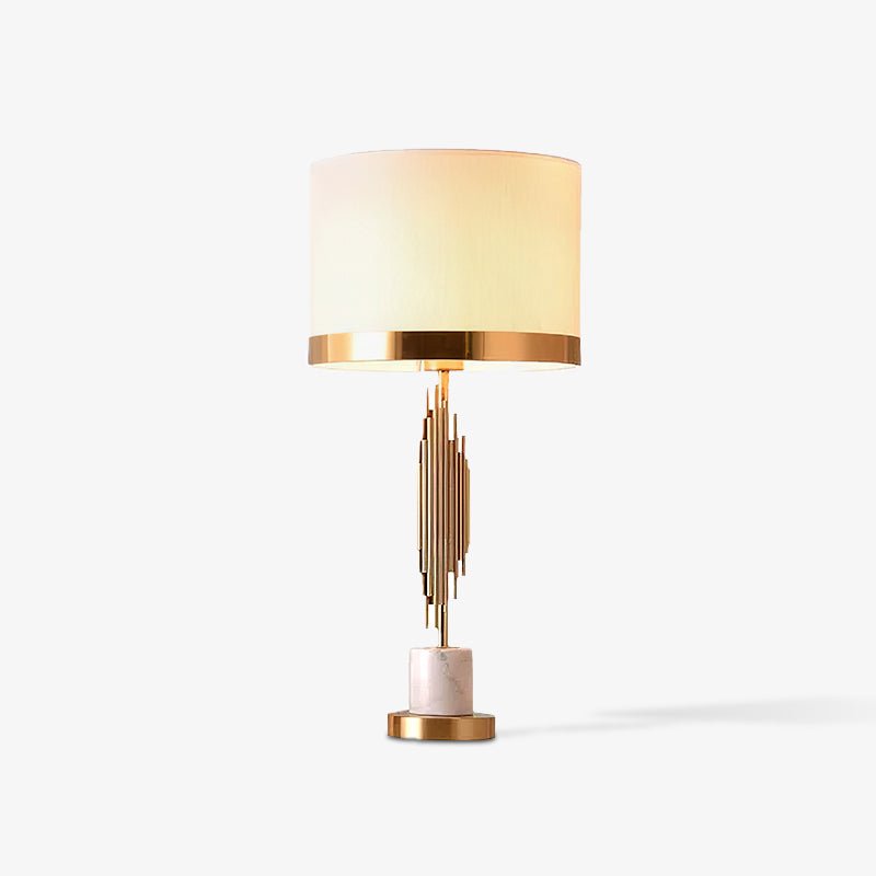Opus Art Deco-bordlampe i marmor