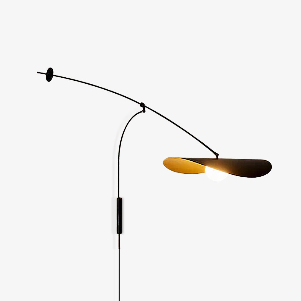 Tirove minimalistisk væglampe i glas