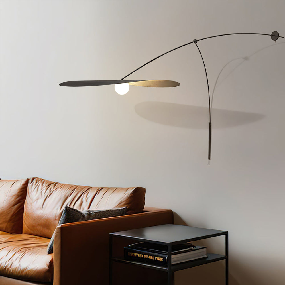 Tirove minimalistisk væglampe i glas