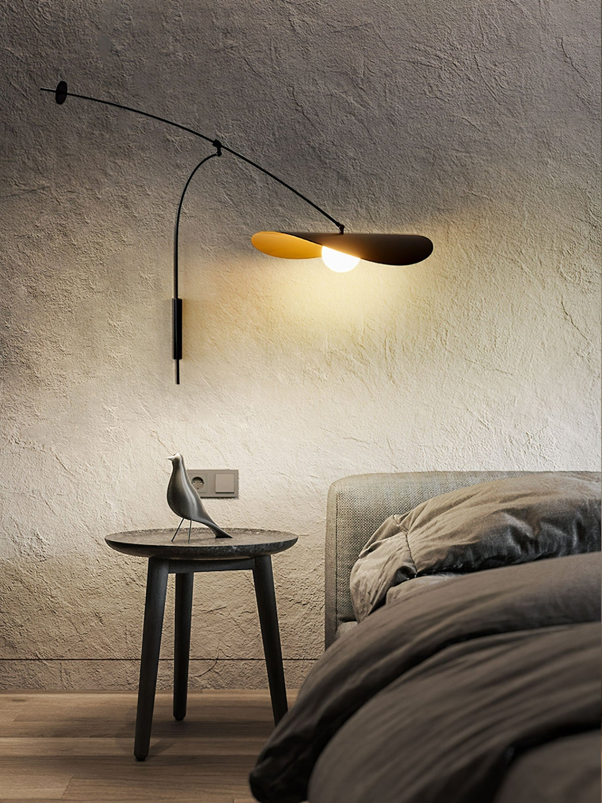 Tirove minimalistisk væglampe i glas