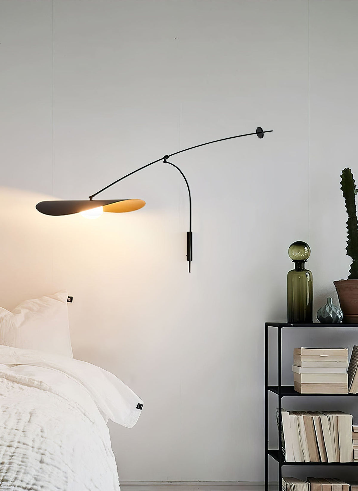 Tirove minimalistisk væglampe i glas